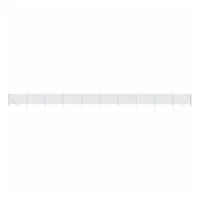 VidaXL Maschendrahtzaun Silbern 1,6x25 m