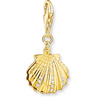 Thomas Sabo Charm-Anhänger Muschel vergoldetes Silber 1893-445-14