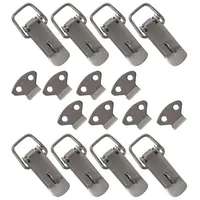 HMF 14980-09 Edelstahl Spannverschluss mit Schlossöse, 8 Stück, 27