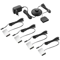 Sebson Vitrinenbeleuchtung 4er Set - Glasbodenbeleuchtung LED inkl. 12V