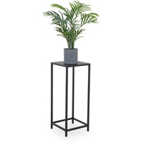 Roller Beistelltisch DROP ADNAN B/H/T: 25x60x25 cm - schwarz