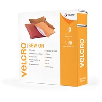 Velcro Klettband 20 mm x 10 m Braun 1