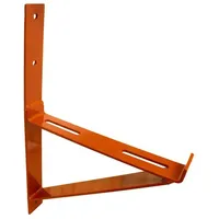 DAPRONA Laufrost, Wandmontage, 25cm Stahl Verzinkt Ziegelrot,