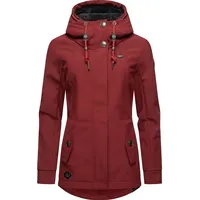 Ragwear Damen, Übergangsjacke Funktionsjacke Softshelljacke wasserabweisend mit Kapuze Monadde