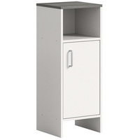 Xonox.home Badschrank Los Angeles - Weiß / Rauchsilber