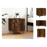 VidaXL Nachttisch Räuchereiche 40x40x50 cm Holzwerkstoff Modell 8