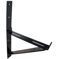 DAPRONA Laufrost, Wandmontage, 25cm Stahl Verzinkt Schwarz,
