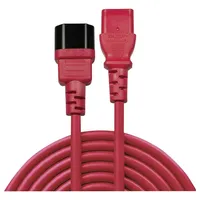 Lindy Strom Verlängerungskabel [1x Kaltgeräte-Stecker C14 - 1x Kaltgeräte-Buchse