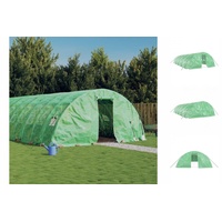 VidaXL Gewächshaus Stahl Grün Folie 50 mm 50 m2