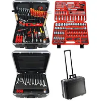 FAMEX Werkzeugkoffer 604-18 Professional 301-teilig mit Werkzeugset Gefüllt