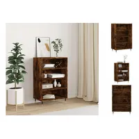 VidaXL Highboard Räuchereiche 57x35x90 cm Holzwerkstoff