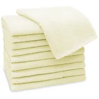 ZOLLNER Gästehandtuchset 30 x 50 cm beige 10 St.