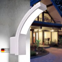 Maxkomfort LED Aussenleuchten 15W IP54 4000K weiß | Wand-leuchte