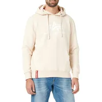Alpha Industries Basic Hoody Kapuzensweat für Herren Jet Stream