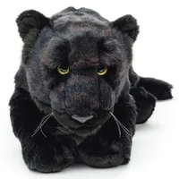 Uni-Toys - Schwarzer Panther, liegend - 44 cm (Länge)
