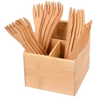 Gräwe Bambus-Box mit 10-teiligem Besteck