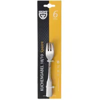 Gräwe Kuchengabeln 6 Stück, Serie SPATEN aus Edelstahl