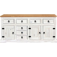 Möbilia Sideboard 174 x 84 x 44 cm weiß