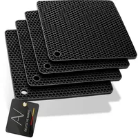 AVANA Untersetzer aus Silikon (4er Set) Premium Topfuntersetzer Multifunktional