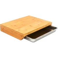 Dune Design DuneDesign Schneidebrett - 49x37x8 cm mit Edelstahl