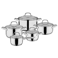 GSW Trentino Kochtopf-Set 5-tlg. 3 x Fleischtopf + Bratentopf
