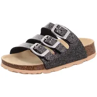 Superfit Fussbettpantoffel Hausschuhe, SCHWARZ/SILBER 0100