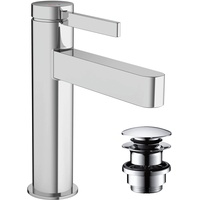 Hansgrohe Finoris 110 CoolStart mit Push-Open Ablaufgarnitur, Ausladung 139