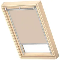 VELUX Verdunkelungsrollo, Uni Beige, 4556, S08 4556S Sandbeige, Schiene:
