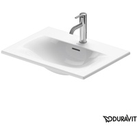 Duravit Viu Einbauwaschtisch 0385600000 1 Hahnloch, weiß, 60x45cm, mit