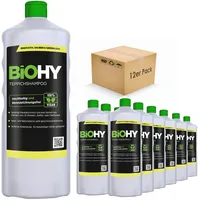 BIOHY Teppichshampoo (12x1l Flasche) | Teppichreiniger ideal zur Entfernung