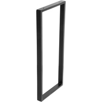 Wagner Möbelbein/Tischbein/Möbelfuß Design Rahmen - 710 mm, schwarz, im