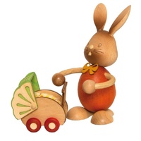 Drechslerei Kuhnert Gmbh Kuhnert Stupsi Hase mit Kinderwagen Höhe
