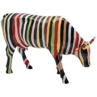 Cowparade Striped - Cowparade Kuh Large