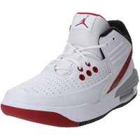 Jordan Max Aura 5 Herren White/Black-Varsity Red-Wolf Grey 46