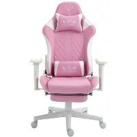 Trisens Chair Racing mit Fußstütze und ergonomsichen 4D-Armlehnen