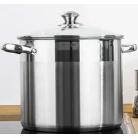 Hi Haushalt International Edelstahl Kochtopf Topf Universaltopf 14L mit