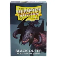 Dragon Shield DS100 Outer Sleeves - Matte Black