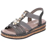 Rieker Damen Slipper 62949, Frauen Slip On,freitzeitschuhe,einschlupf,Slipper,Mokassins,Halbschuhe,Slides,Schlupfschuhe,Loafer,beige (45),39 EU