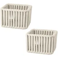 Schöner Wohnen Aufbewahrungskorb Zovo S 2er Set  beige 30