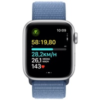 Apple Watch SE GPS 40 mm Aluminiumgehäuse Silber, Sport