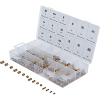 BGS Einpressmuttern-Sortiment Messing 330-tlg.