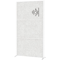 Maul Akustik-Trennwand MAULconnecto 9611002, hellgrau 100,0 x 182,0 cm