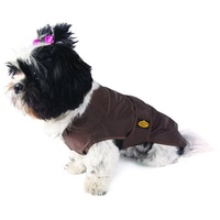 Fashion Dog Regenmantel für Hunde - Braun 43 cm