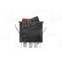 AIC Warnblinkschalter Schwarz 50741
