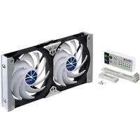 Titan TTC-SC20(A)+ Kühlschrank-Doppellüfter 92x25mm IP55, Timermodus