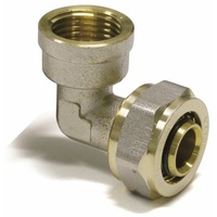 Pipetec Pipetec, Schraubfitting-Übergangswinkel mit Innengewinde 3/4" auf Alu-Verbundr...