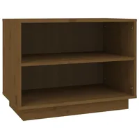 Furnicato Schuhschrank Honigbraun 60x34x45 cm Massivholz Kiefer,