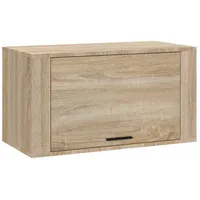 Furnicato Wand-Schuhschrank Sonoma-Eiche 70x35x38 cm Holzwerkstoff