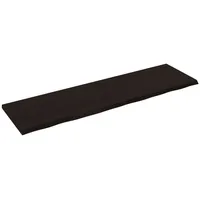 VidaXL Waschtischplatte Dunkelbraun 180x50x(2-4)cm Massivholz