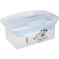 KEEEPER Mickey Traveller, Organizer-Aufbewahrungsbox mit Deckel, Patryk, Cloudy Blue